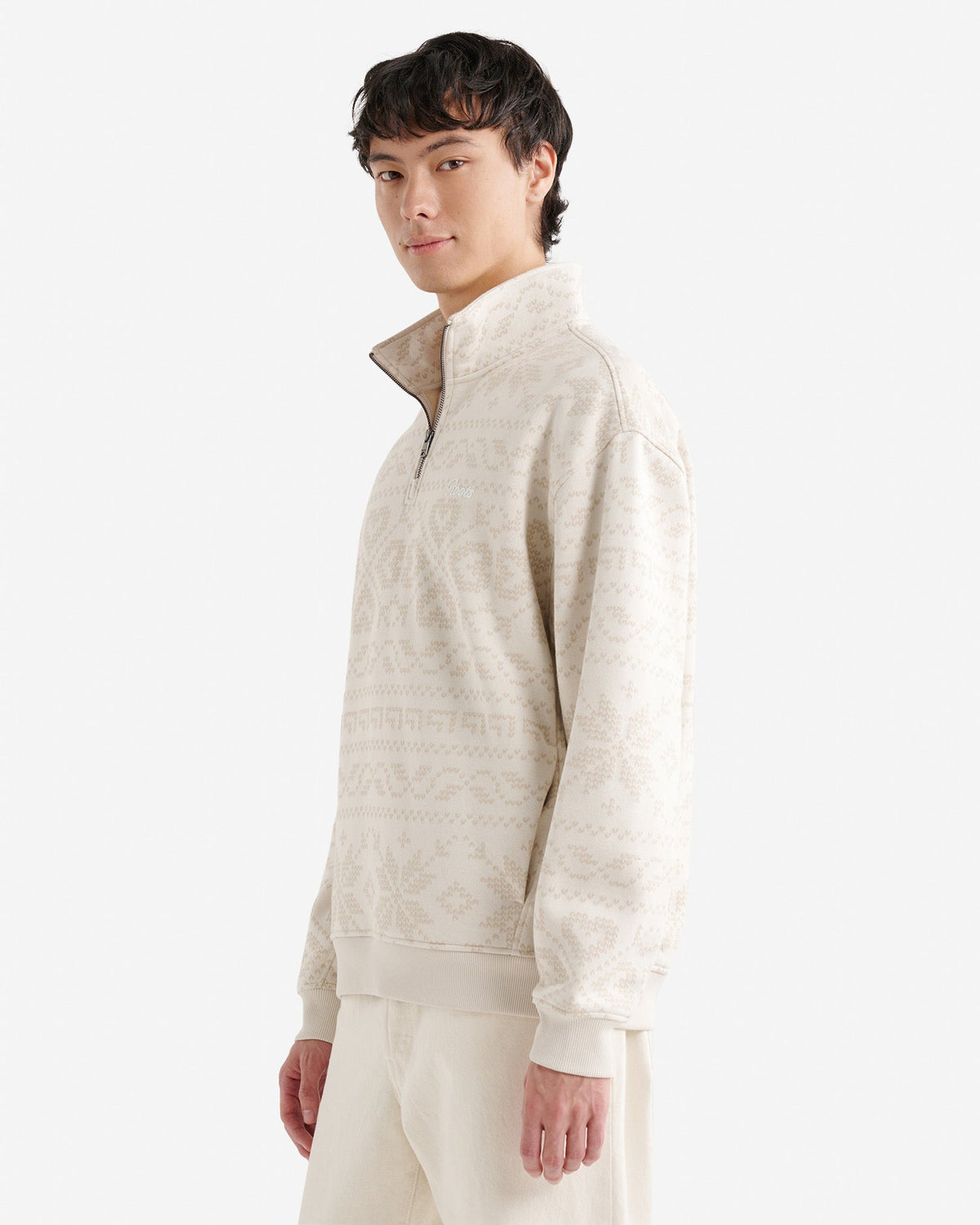 Roots Fair Isle Quarter Zip
