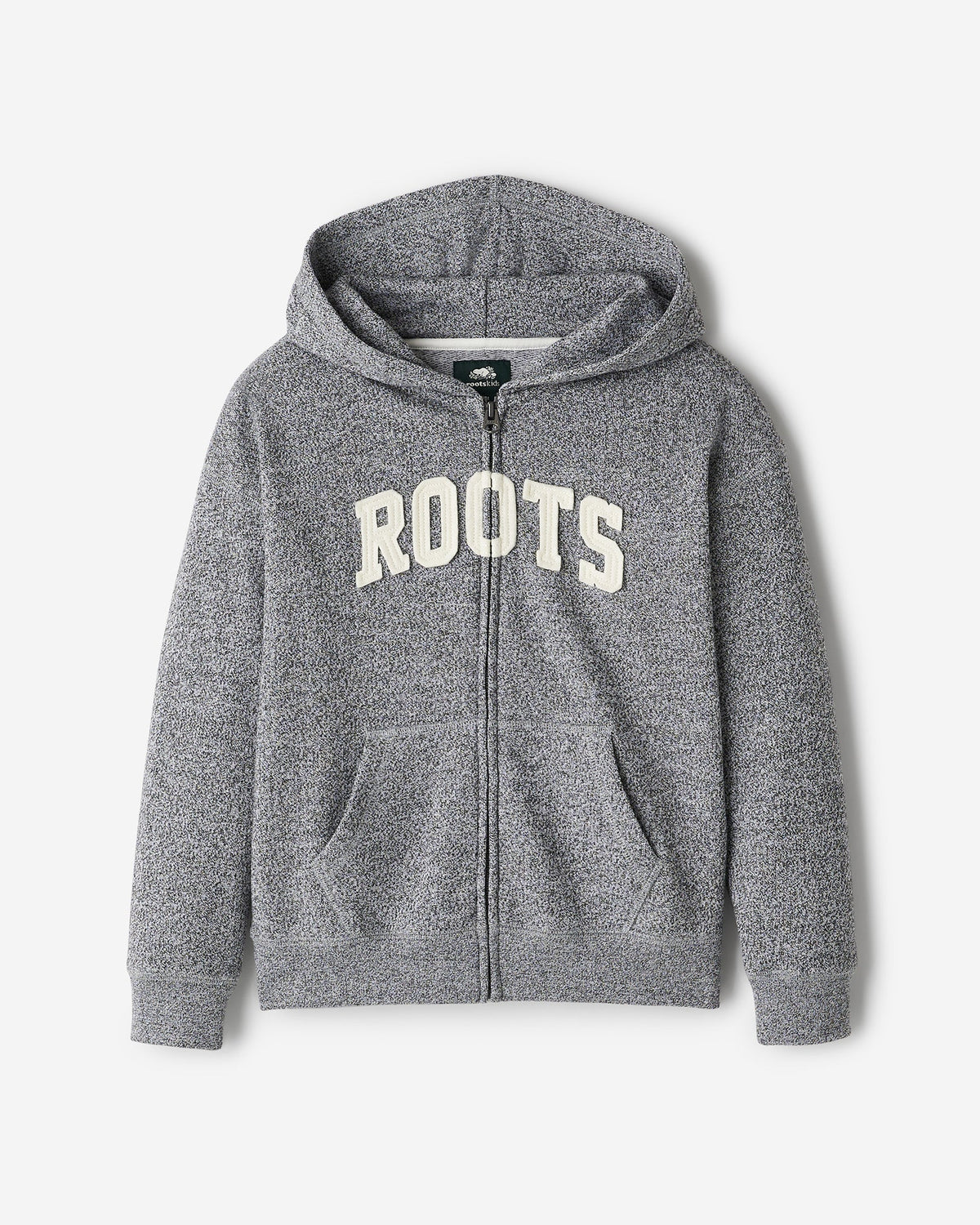 Kids Roots Applique Full Zip Hoodie