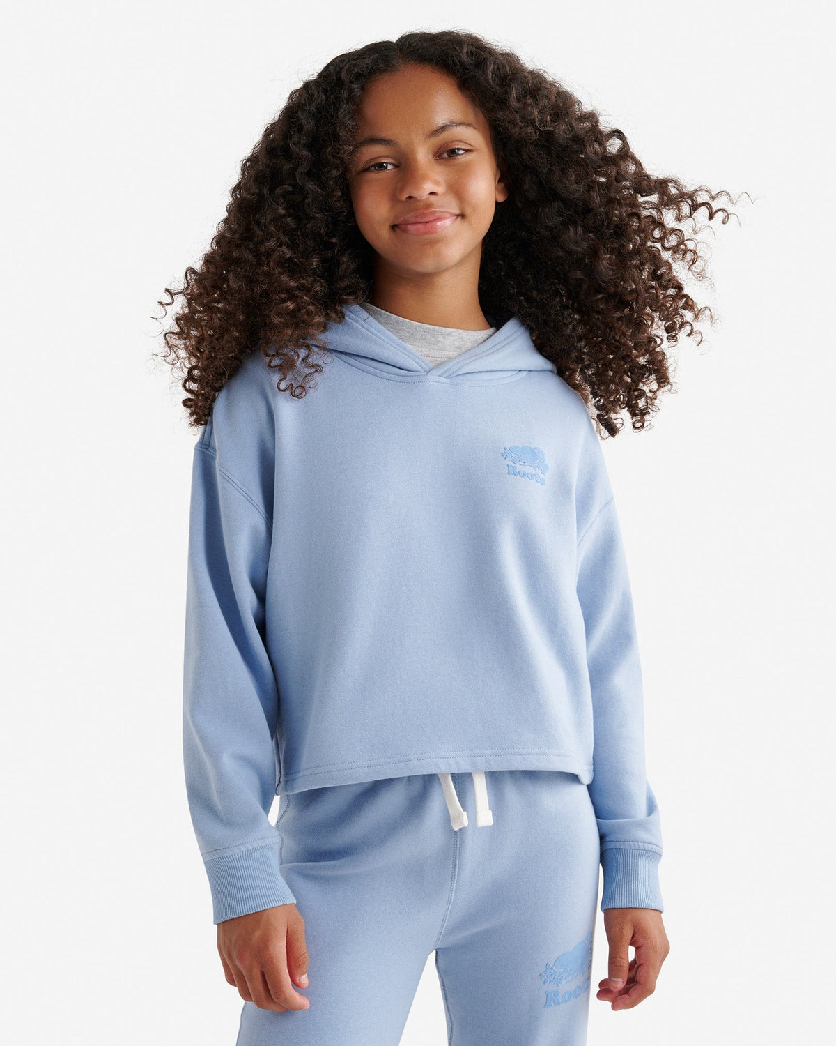 Girls Cozy Cooper Shortened Hoodie