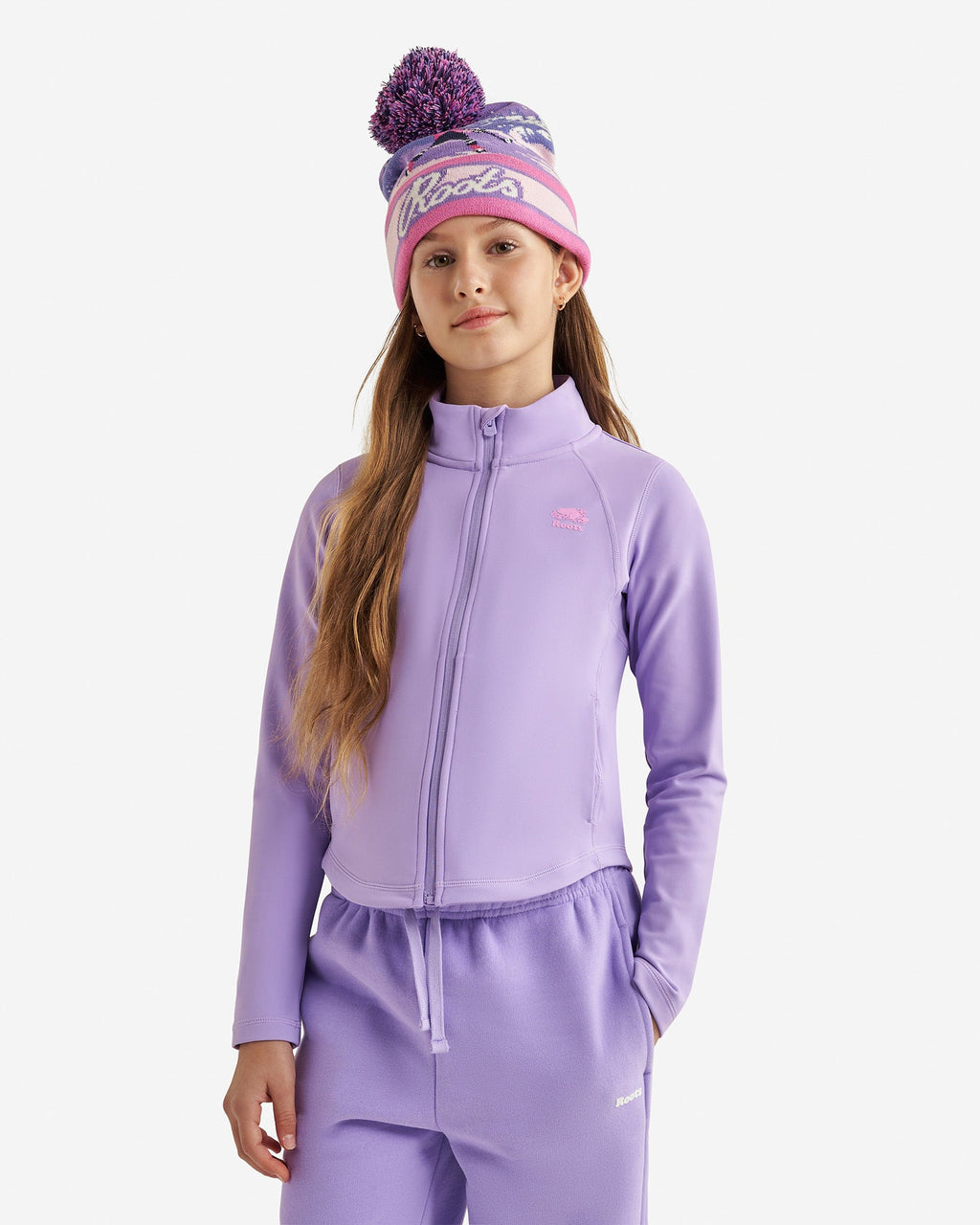 Girls Active Warm Track Jacket