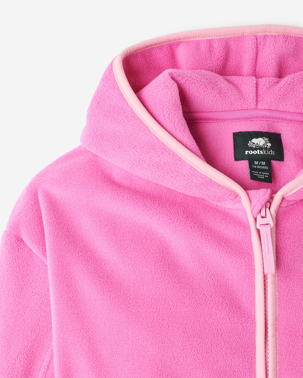 Kids Active Microfleece Full Zip Hoodie
