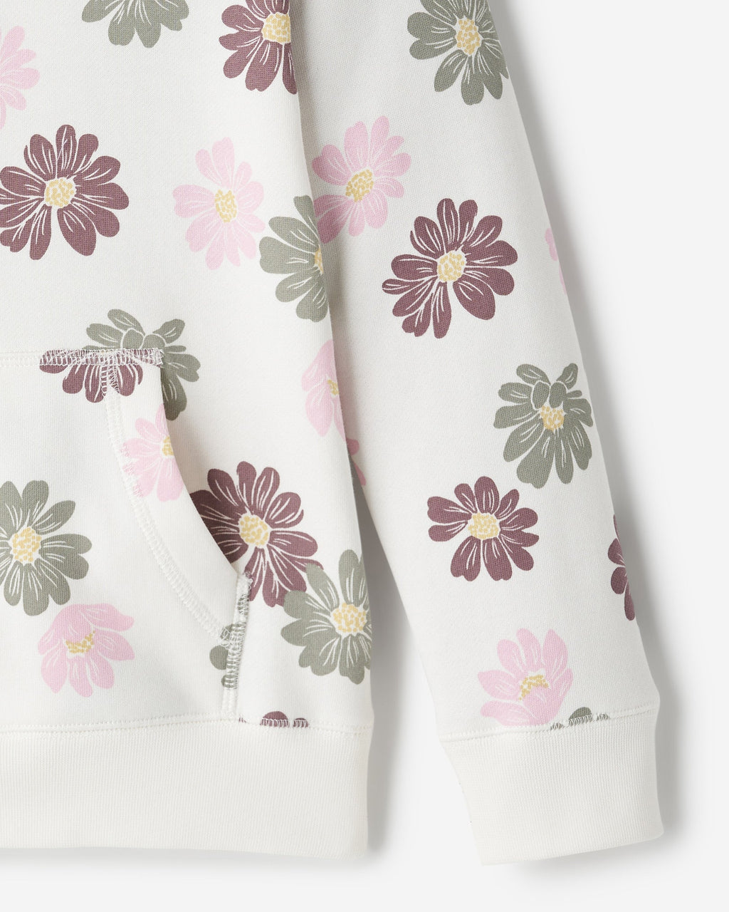 Kids Roots Academy Floral Hoodie