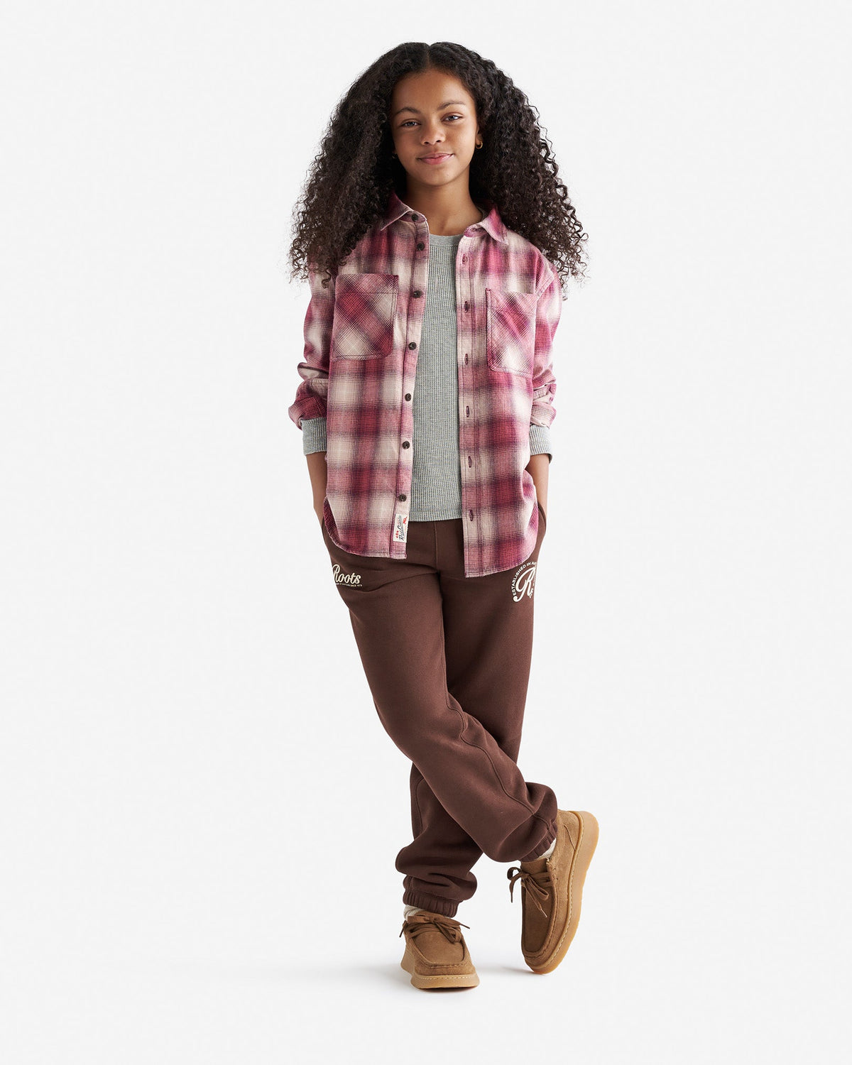 Kids Relaxed Plaid Shirt
