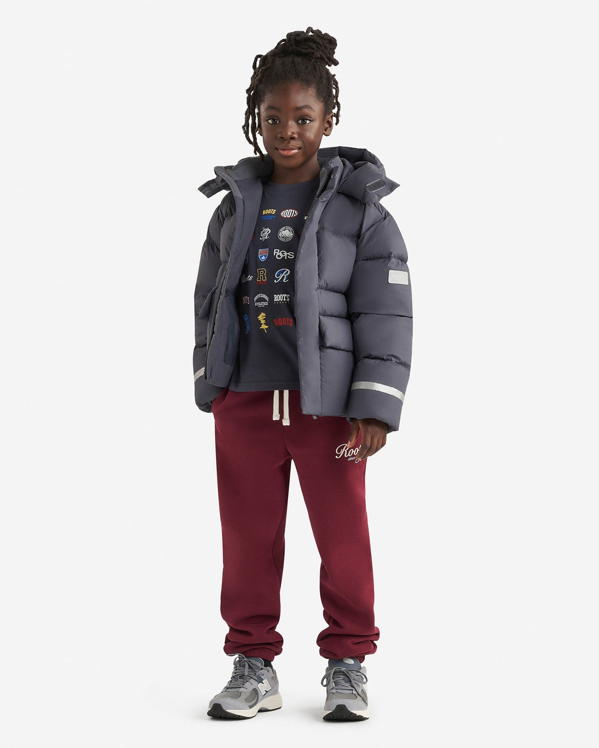 Kids Roots Down Puffer Coat