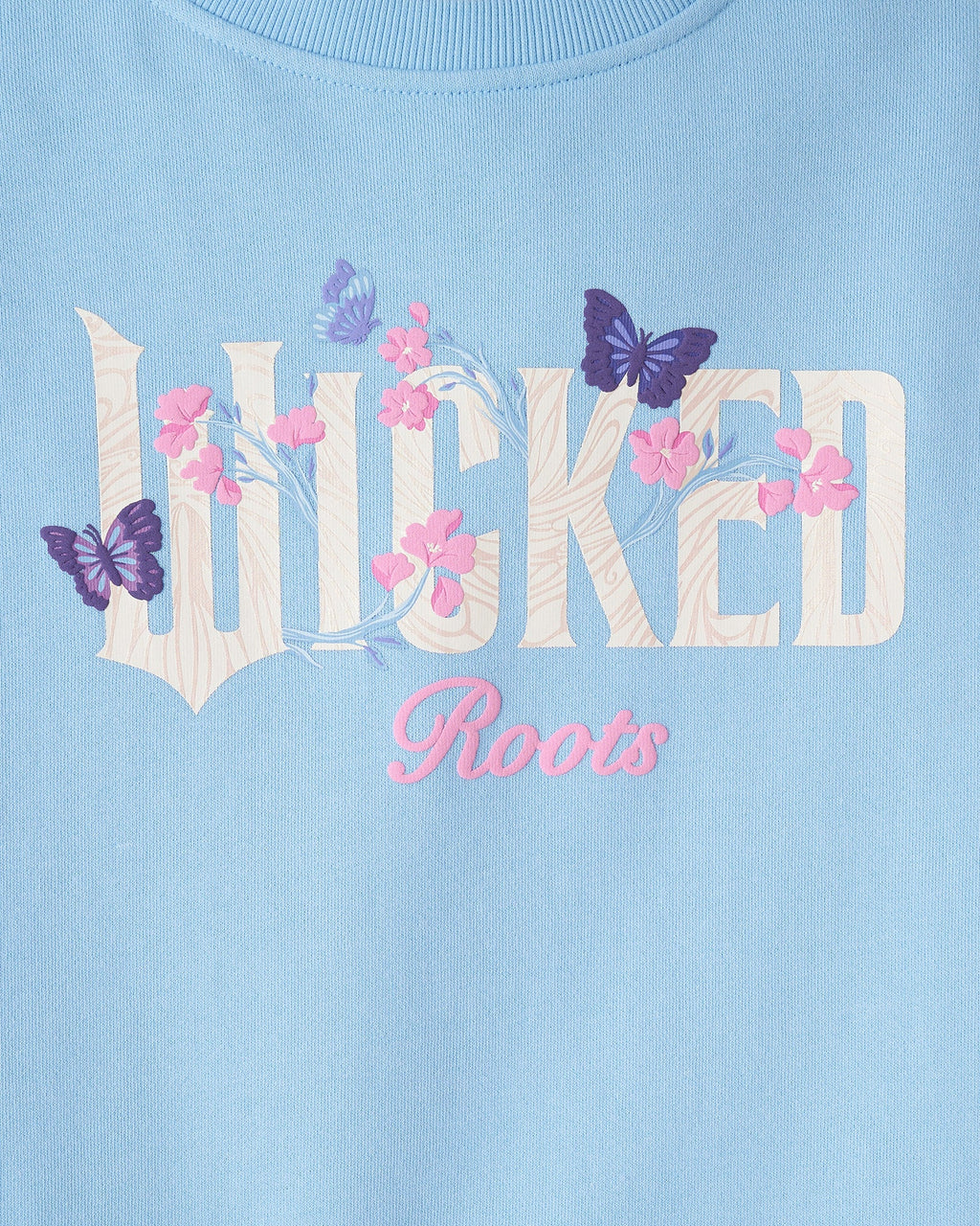 Kids Roots X Wicked Floral Crew Sweatshirt