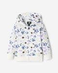 Toddler Floral Full Zip Hoodie