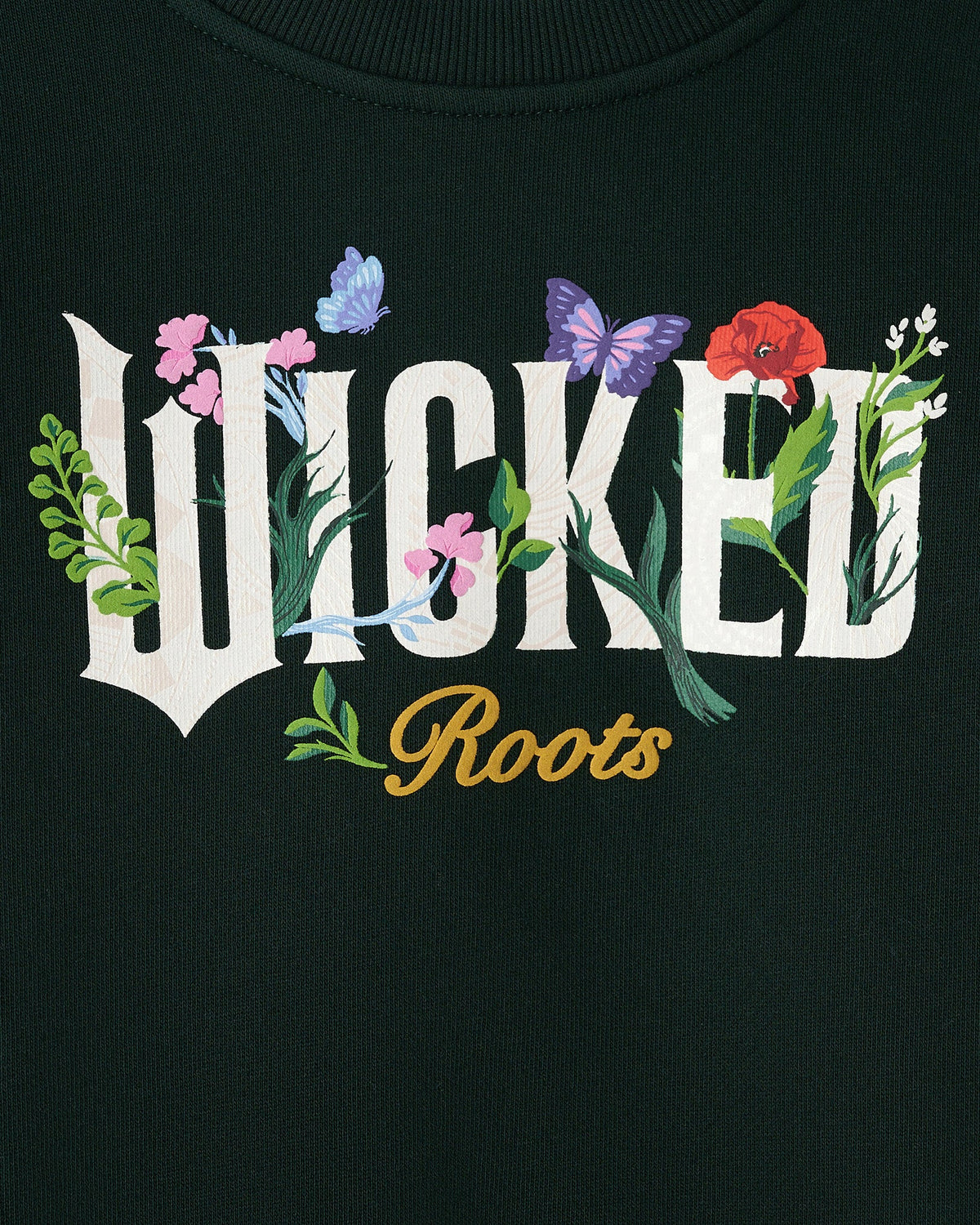 Toddler Roots X Wicked Floral Crew Sweatshirt