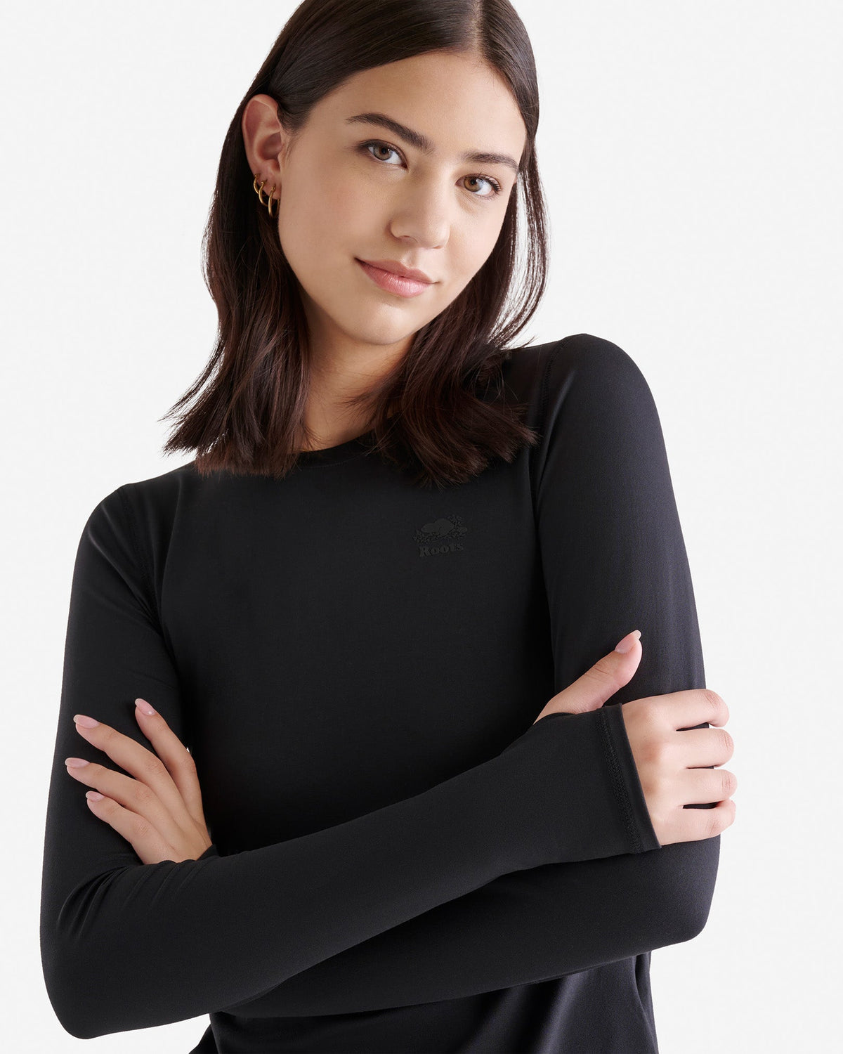 Renew Knit Fitted Long Sleeve Top