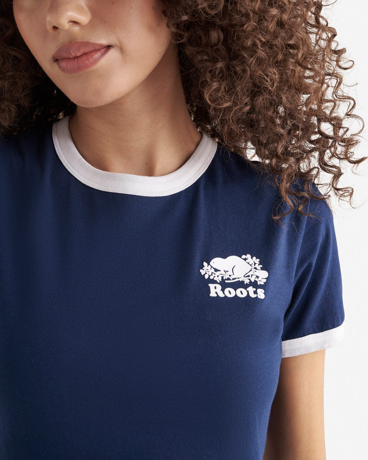 Womens Organic Cooper Ringer T-Shirt