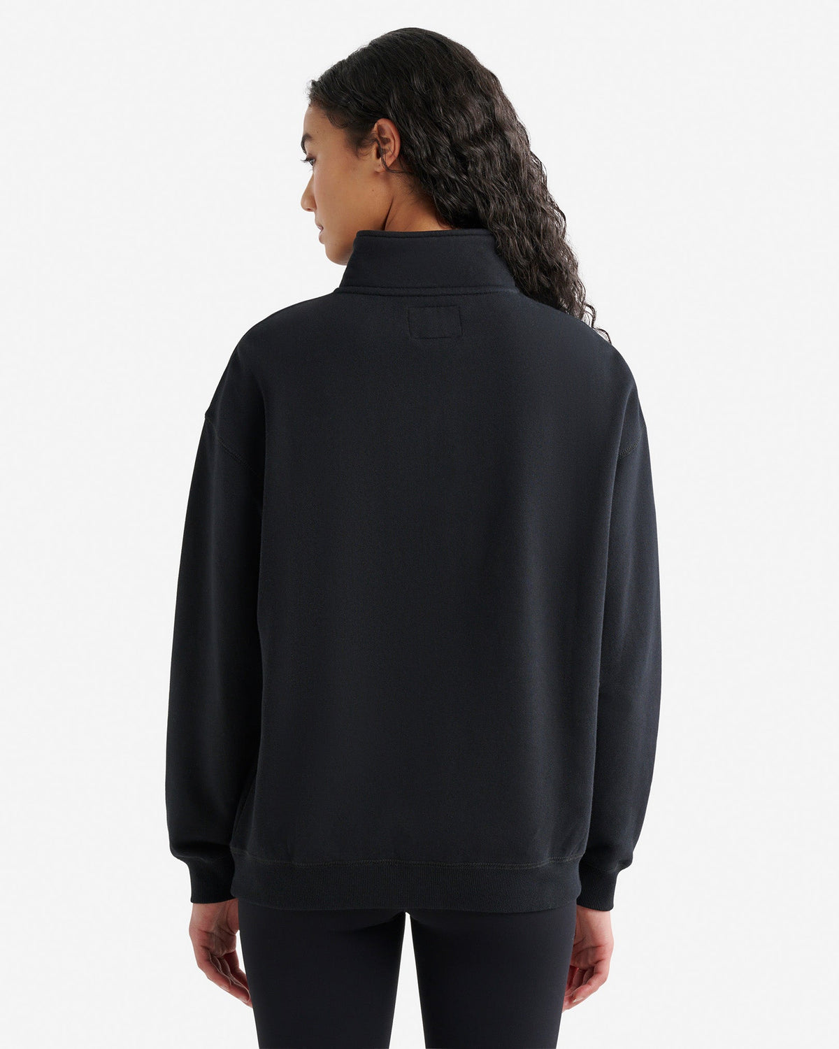 Organic Cooper Relaxed Quarter Zip Stein