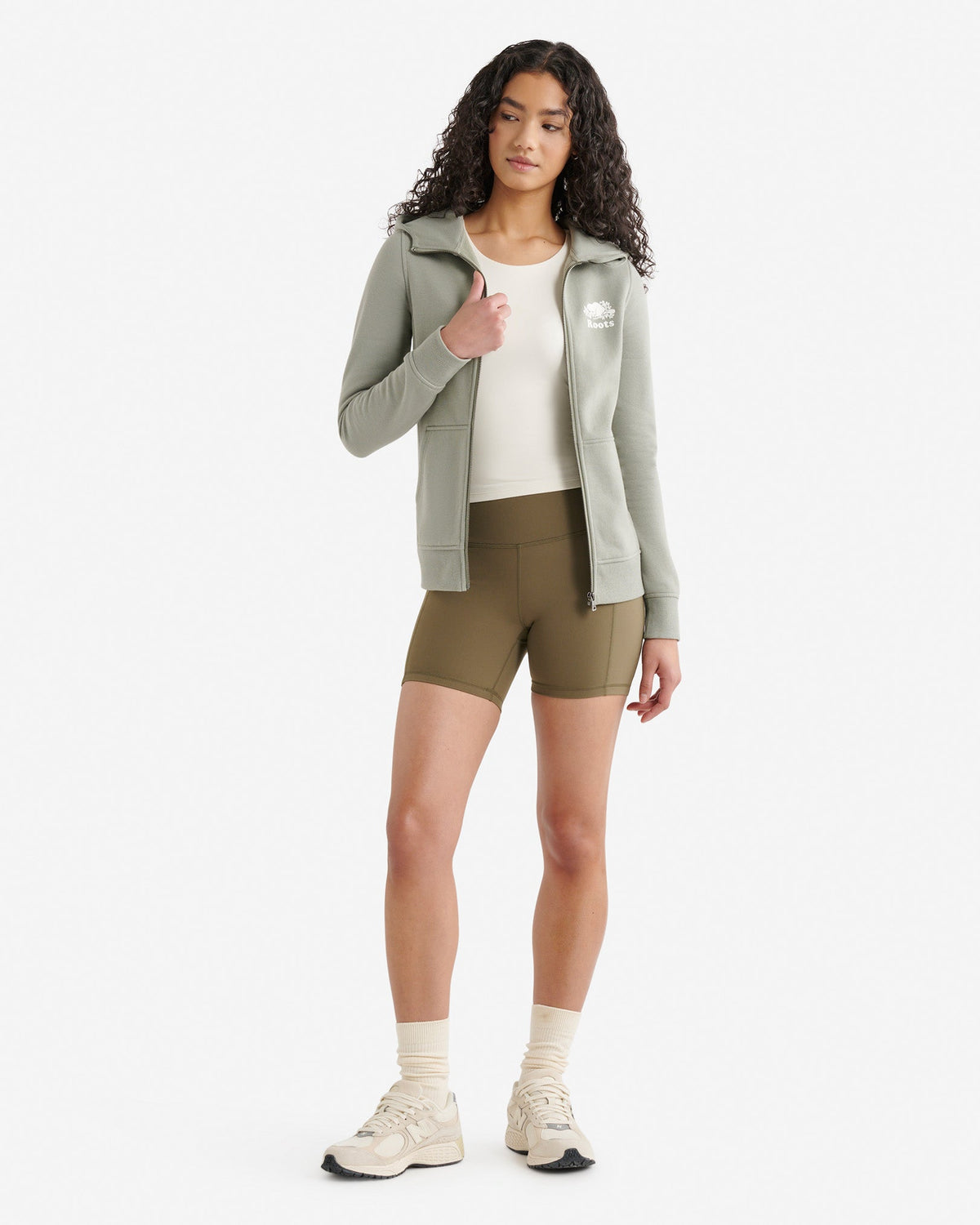 Organic Cooper Slim Full Zip Hoodie