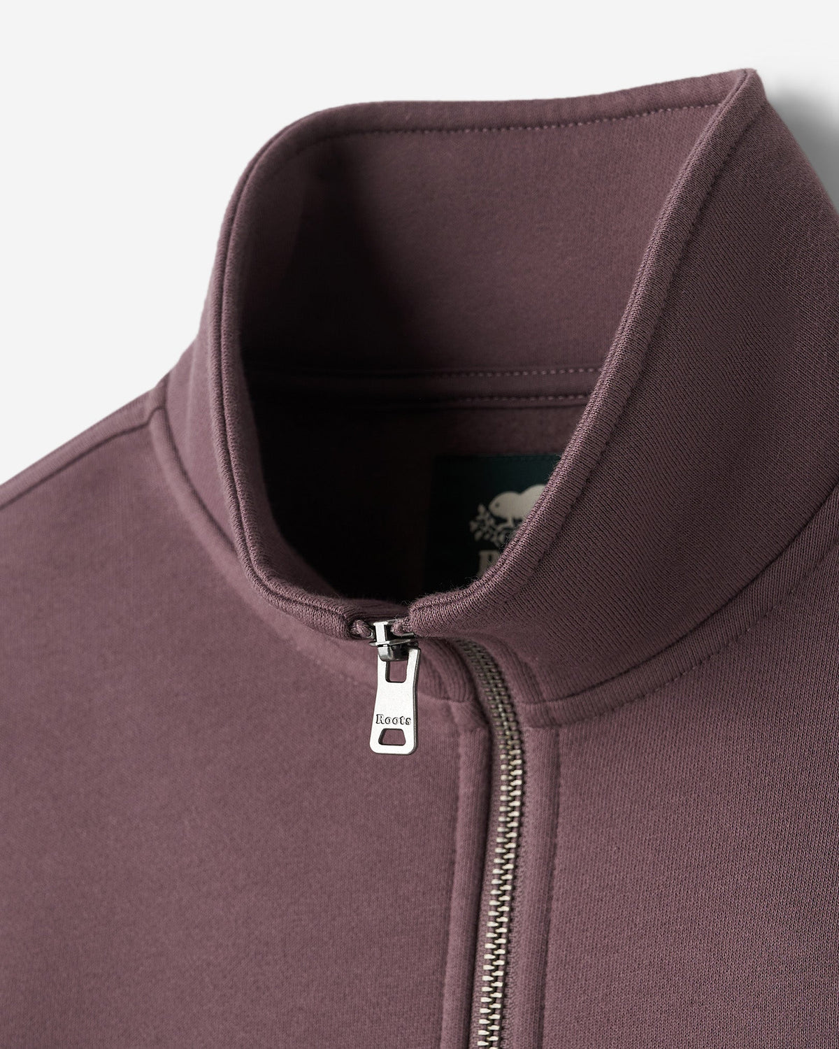 Organic Cooper Relaxed Quarter Zip Stein
