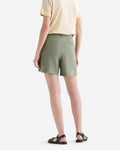 Linen Pleated Walking Short 3.5 Inch