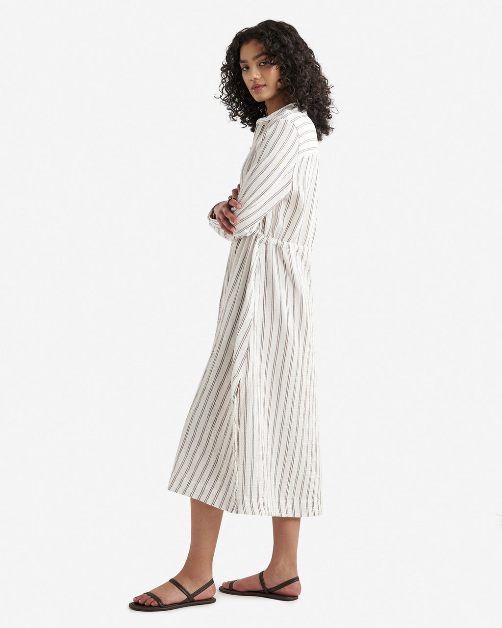 Isla Cotton Gauze Shirt Dress