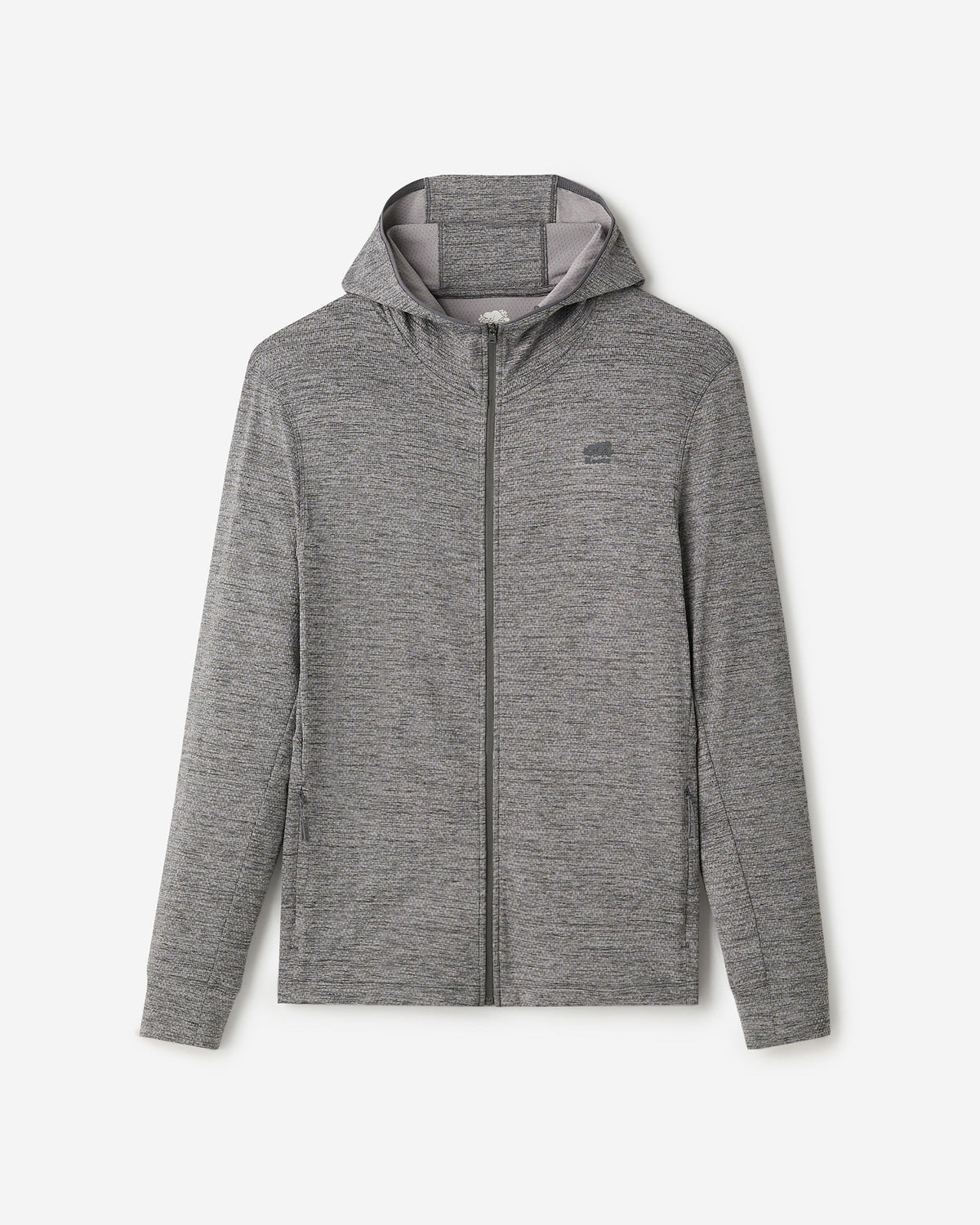 Active Textured Full Zip Hoodie