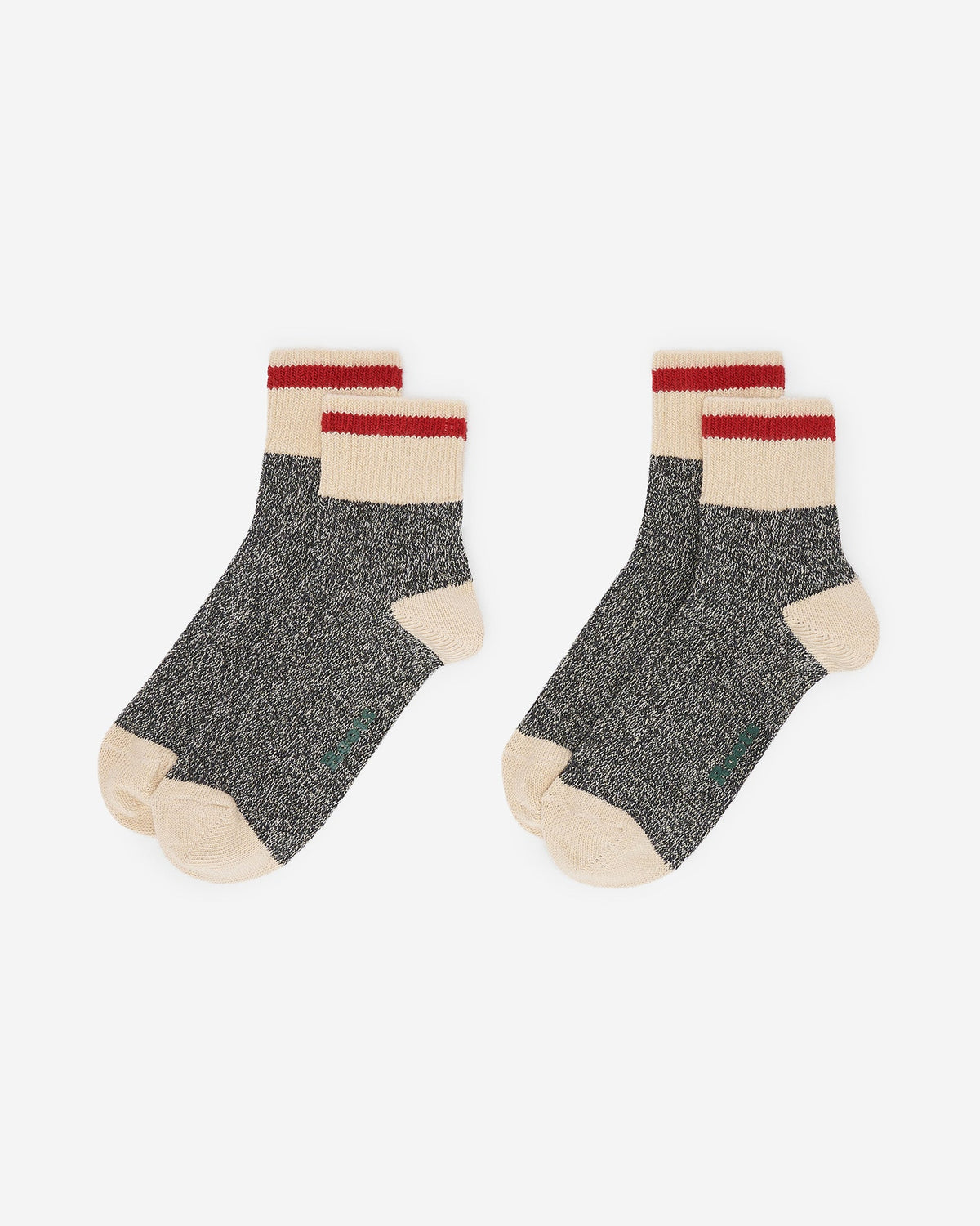 Adult Cotton Cabin Ankle Sock 2 Pack