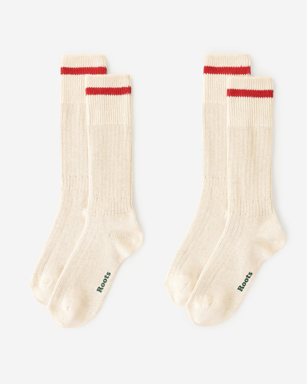 Adult Classic Cotton Cabin Sock 2 Pack