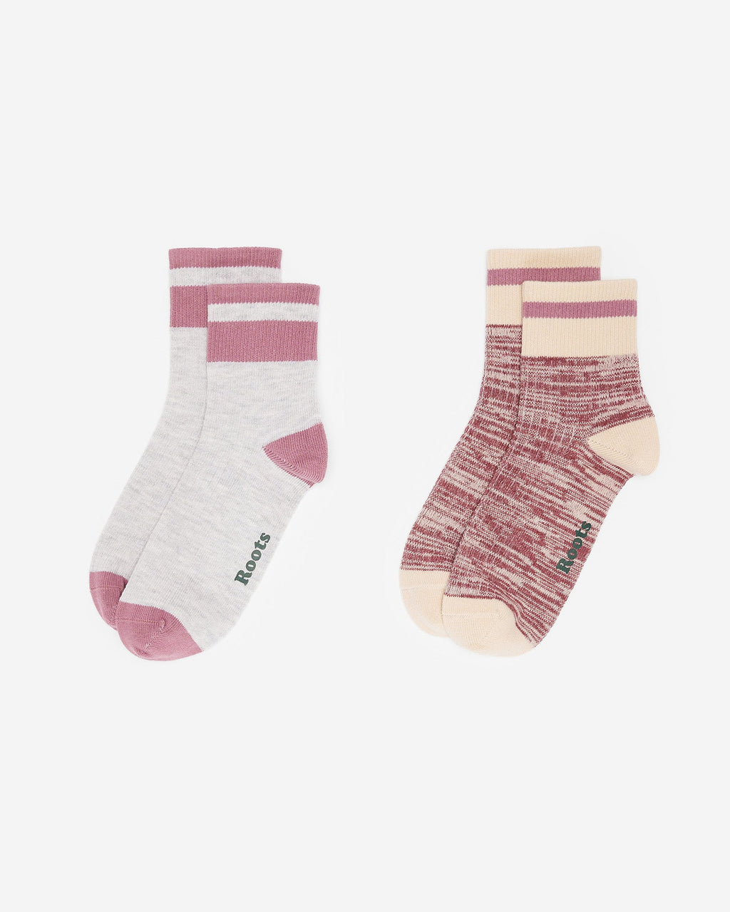 Adult Cotton Cabin Ankle Sock 2 Pack