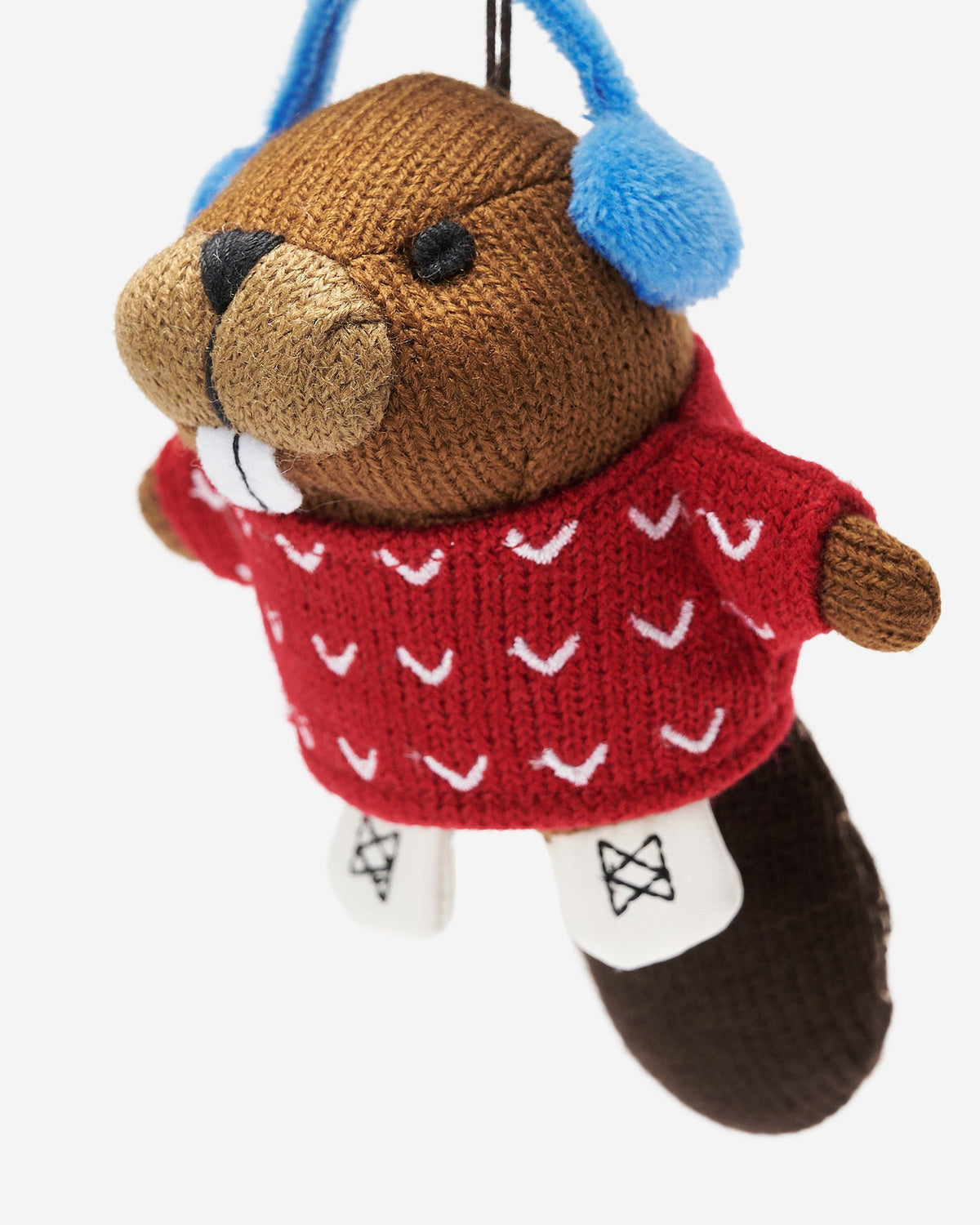 Skating Beaver Ornament